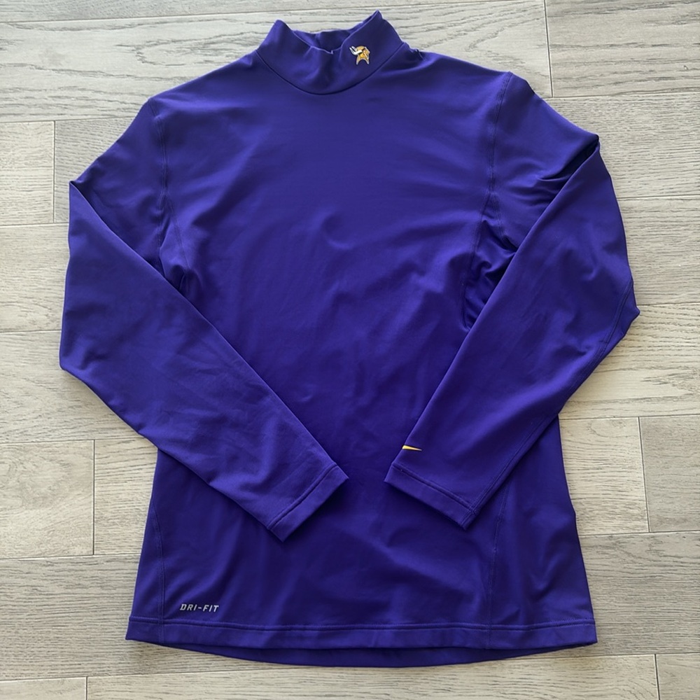 NFL Minnesota Vikings Nike Dri-Fit Long Sleeve Shirt Medium - Picture 2 of 8